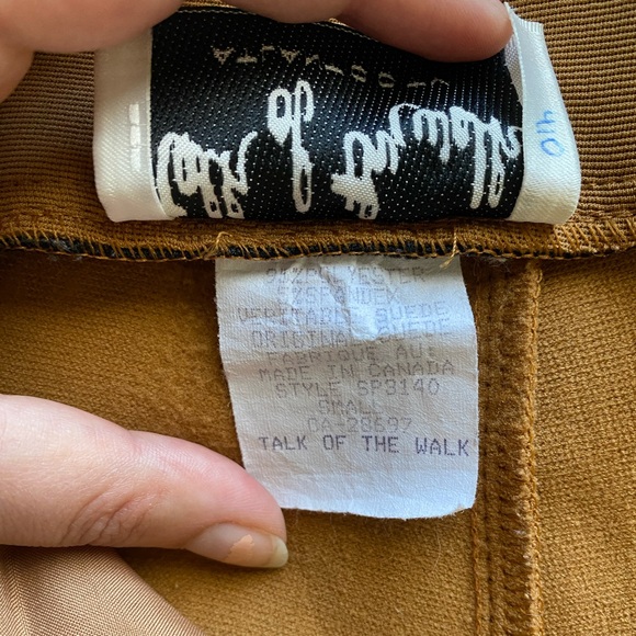 Vintage “Talk of the Walk” suede skinny pants - Picture 5 of 8